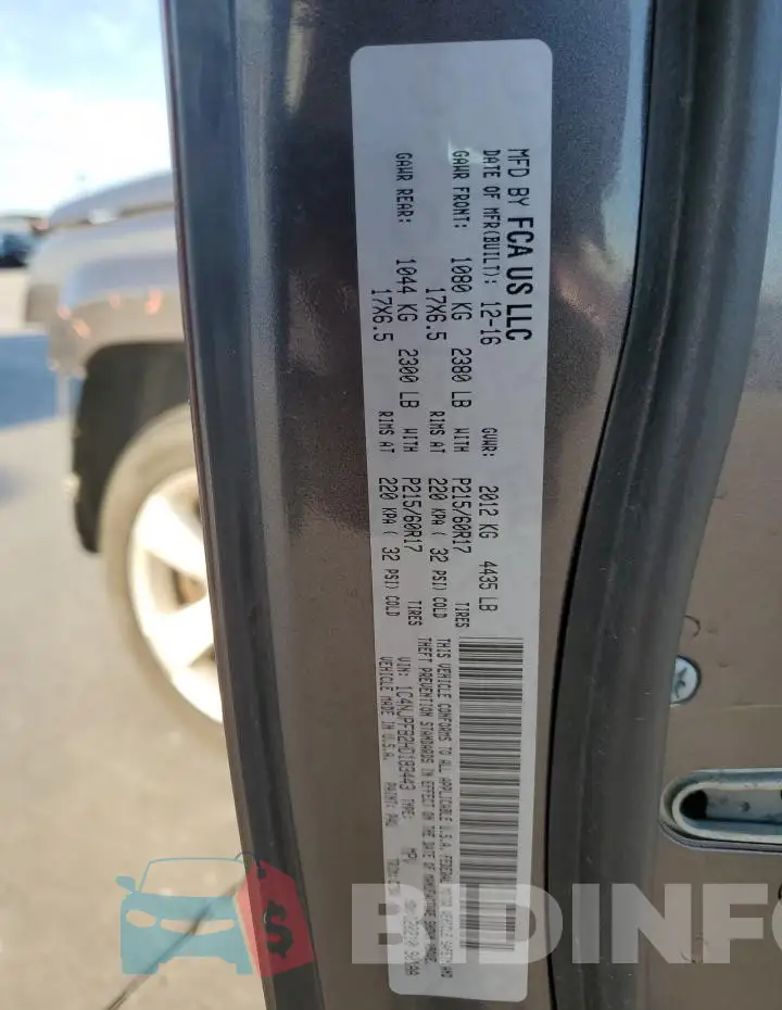 1C4NJPFB2HD183443 Photo# 14