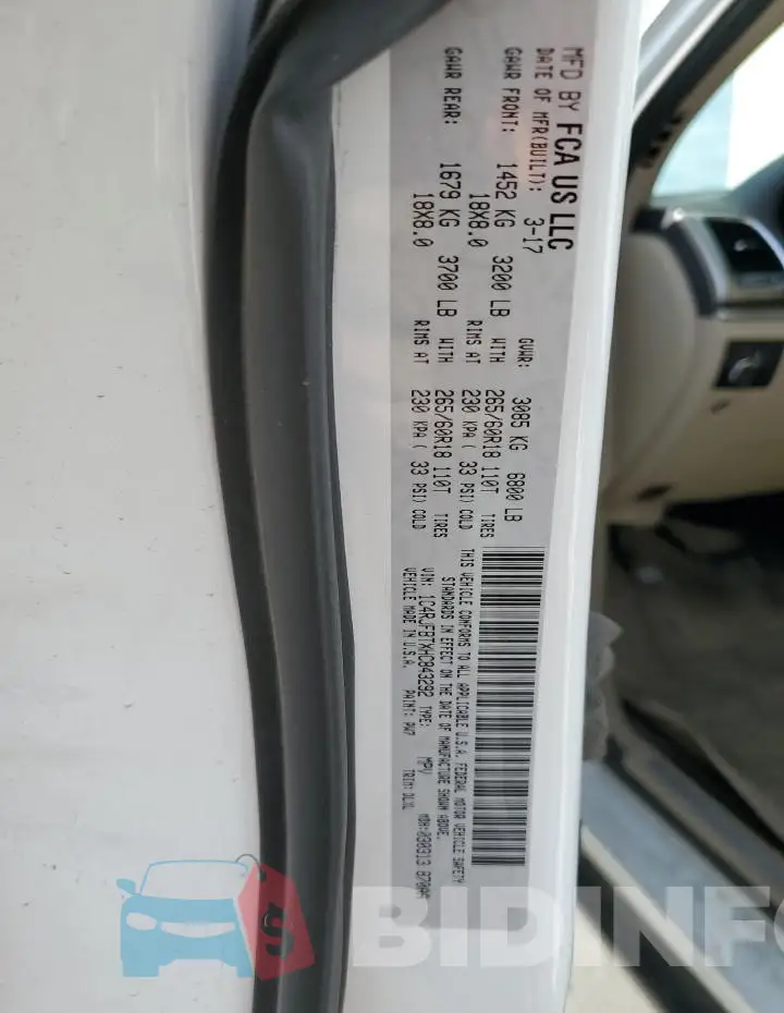 1C4RJFBTXHC843292 Photo# 14