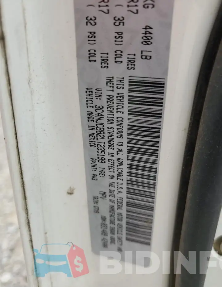 3C4NJCBB2LT235199 Photo# 13