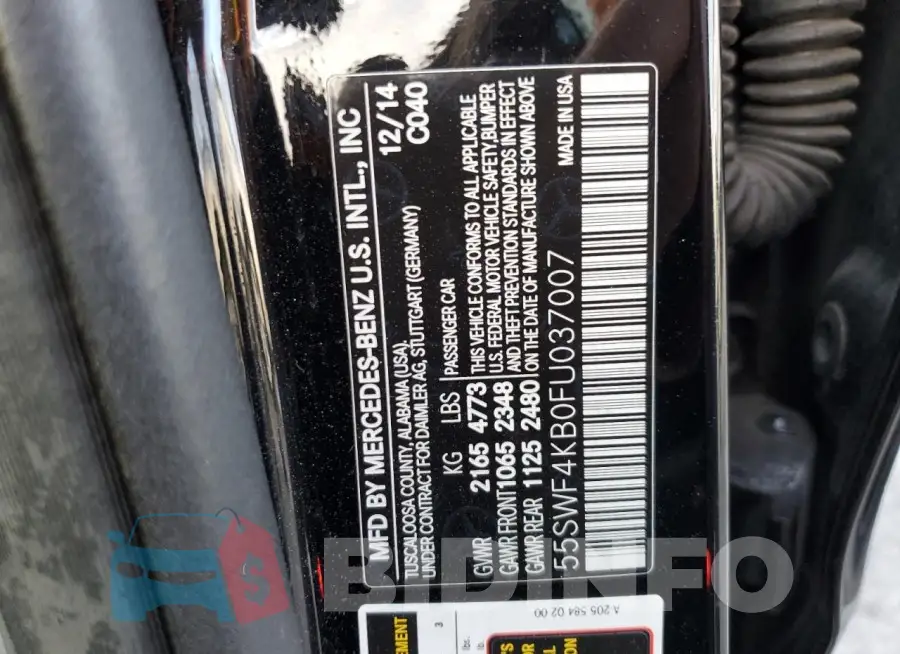 55SWF4KB0FU037007 Photo# 9