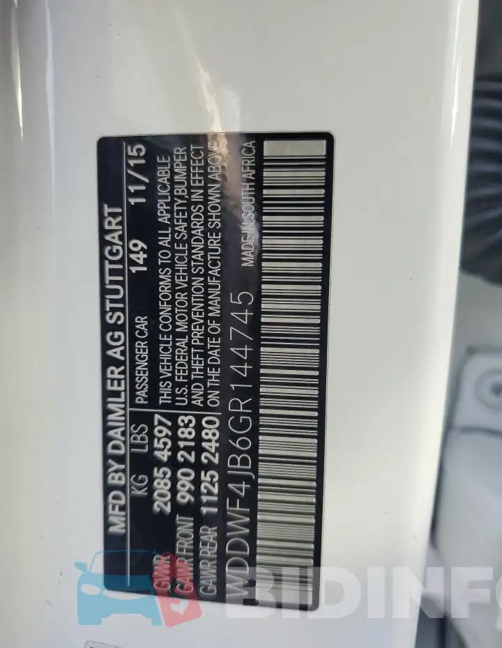 WDDWF4JB6GR144745 Photo# 13