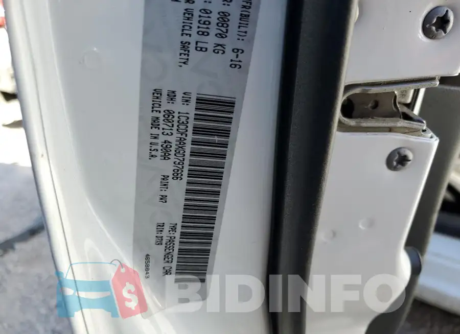 1C3CDFAAXGD797666 Photo# 12