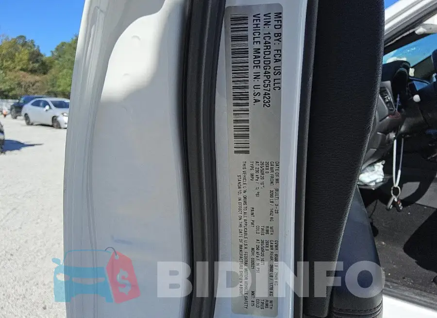 1C4RDJDG4PC574232 Photo# 14