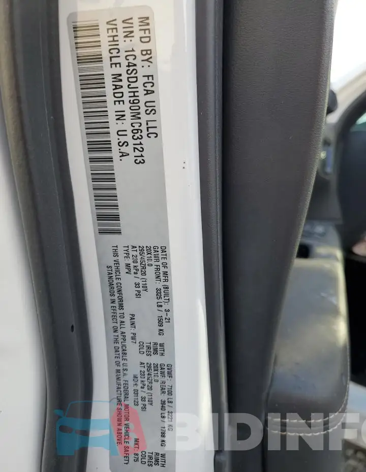 1C4SDJH90MC631213 Photo# 13