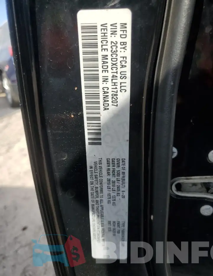 2C3CDXCT4LH178207 Photo# 13