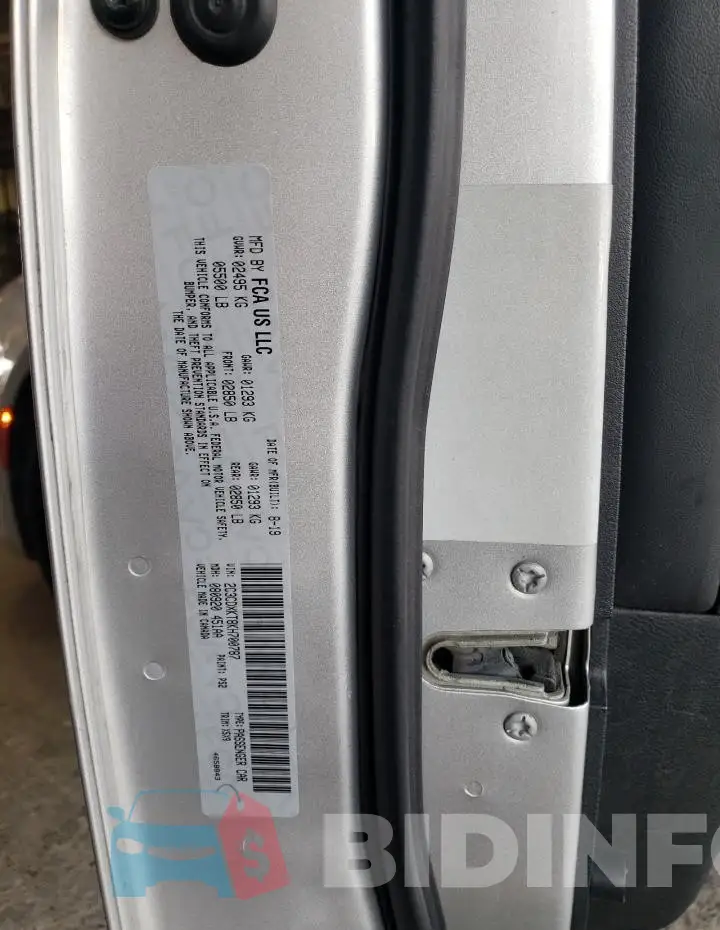 2C3CDXKT8KH700787 Photo# 12