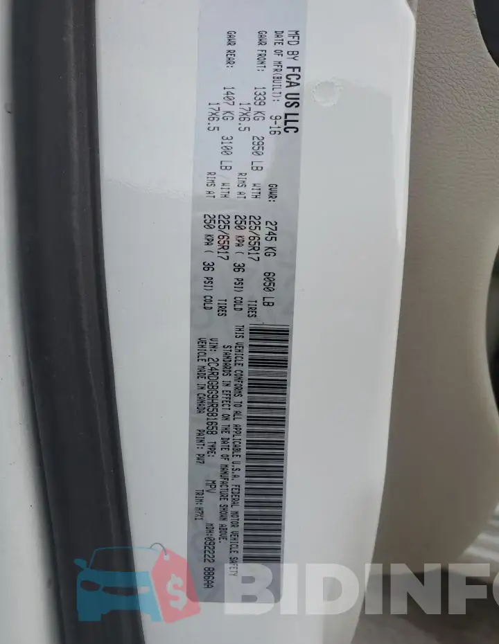 2C4RDGBG9HR581658 Photo# 13