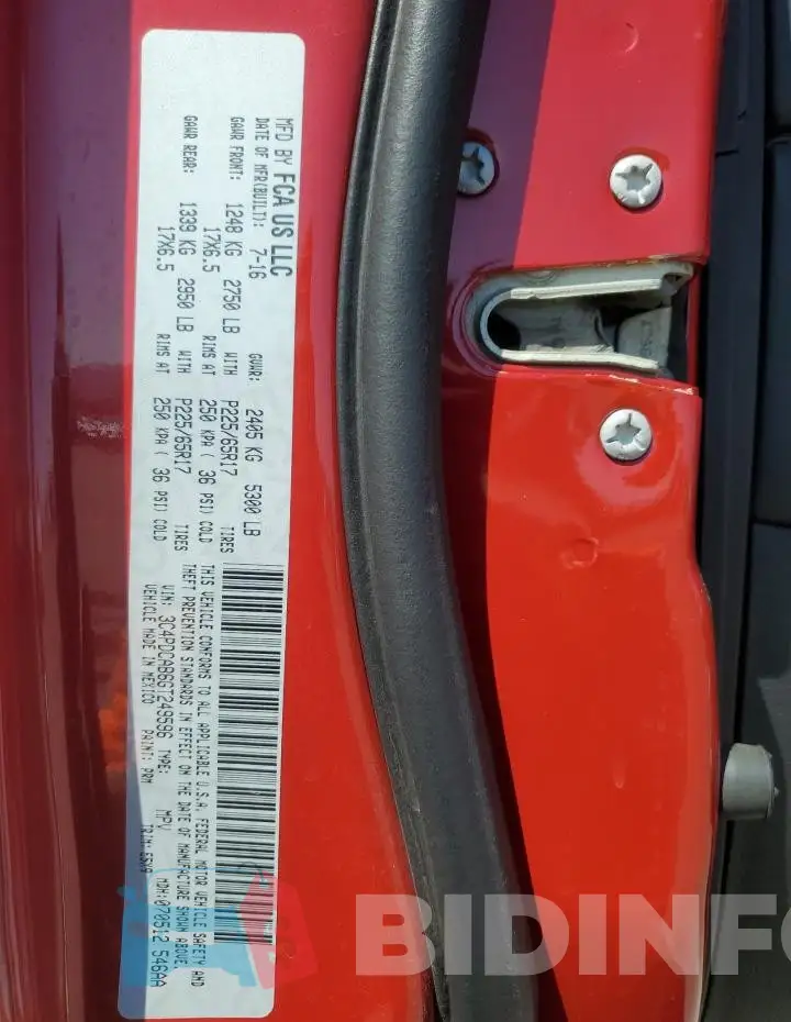 3C4PDCAB6GT249596 Photo# 13