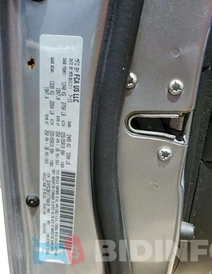 3C4PDCBB1FT746018 Photo# 13