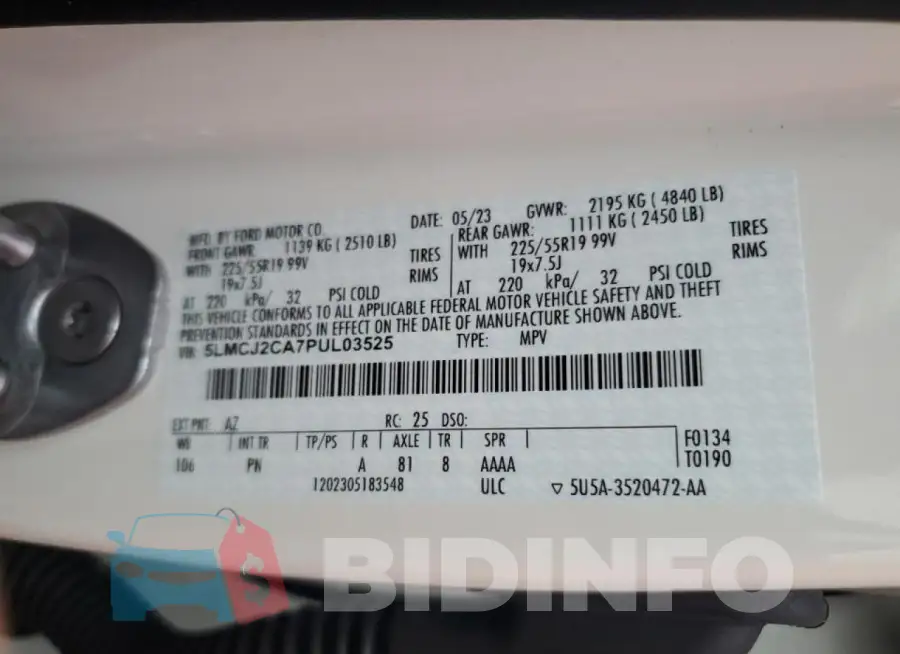 5LMCJ2CA7PUL03525 Photo# 13