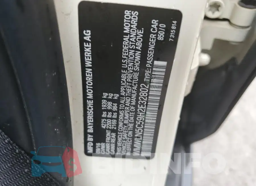 WMWLN5C59H2E32802 Photo# 12