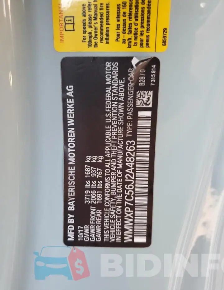 WMWXP7C56J2A48263 Photo# 13