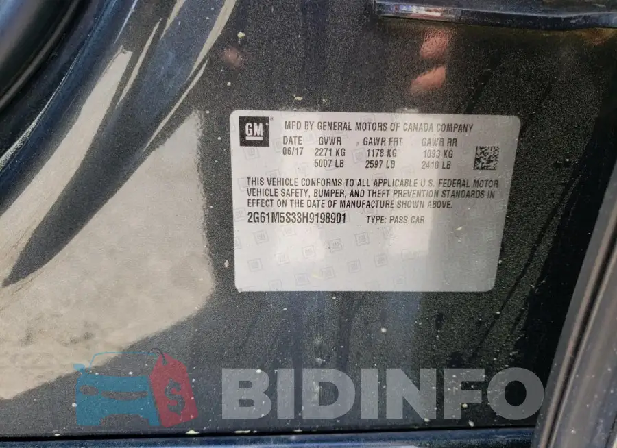 2G61M5S33H9198901 Photo# 12
