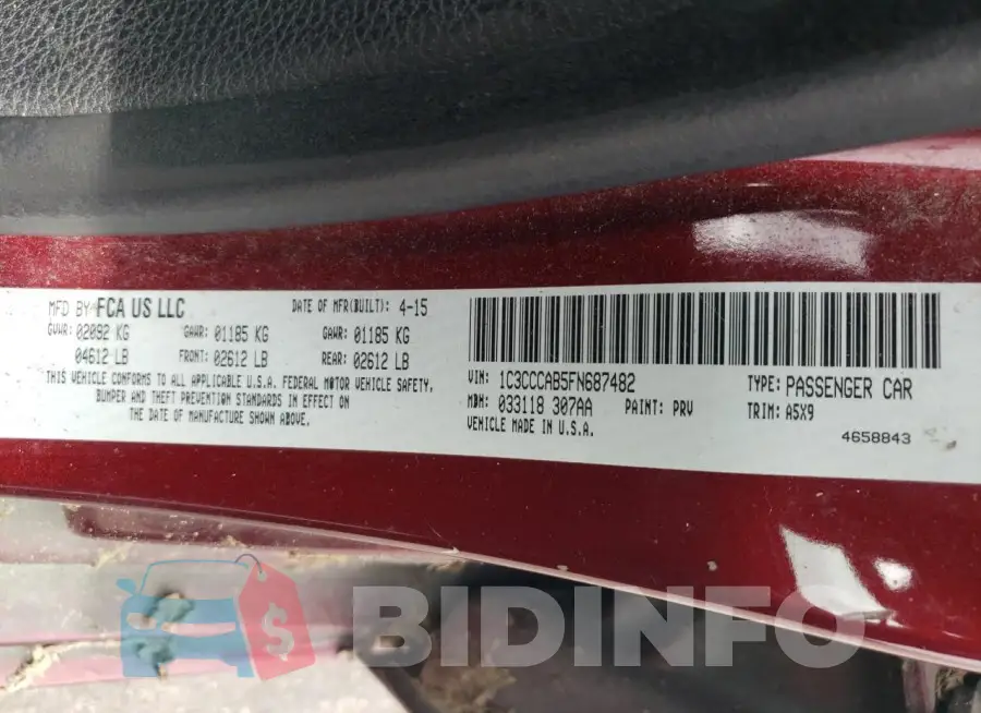 1C3CCCAB5FN687482 Photo# 12