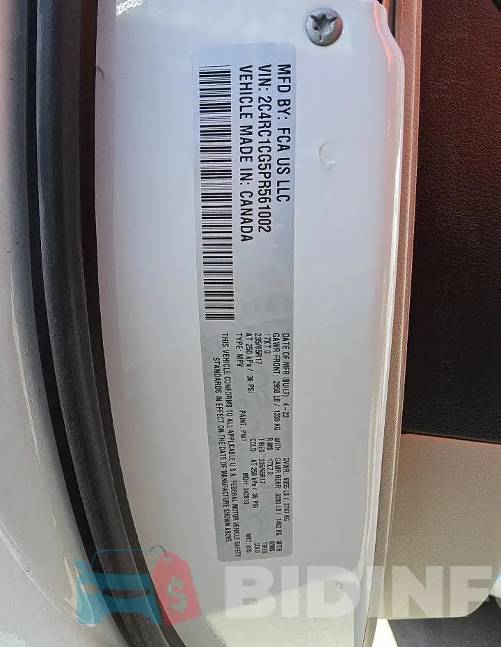 2C4RC1CG5PR561002 Photo# 14