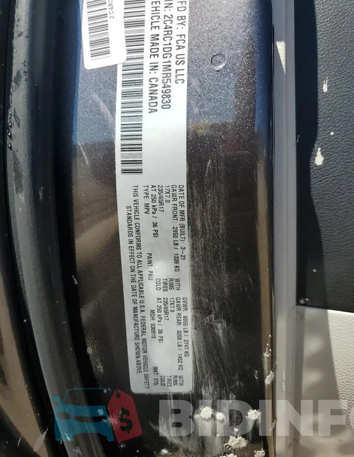 2C4RC1DG1MR549830 Photo# 13