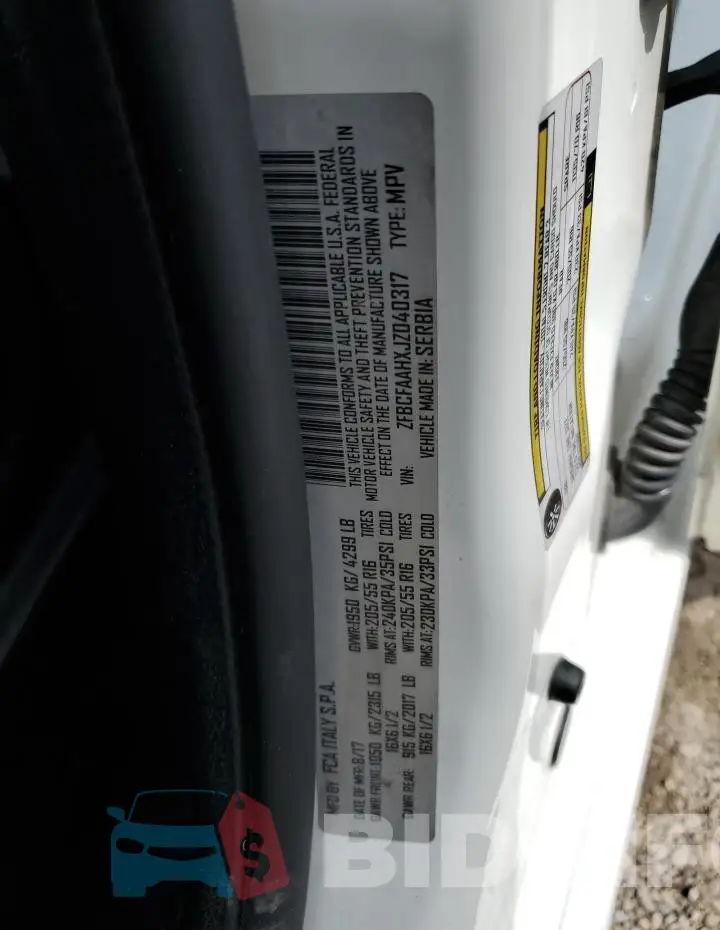ZFBCFAAHXJZ040317 Photo# 13