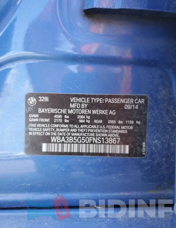 WBA3B5G50FNS13867 Photo# 14