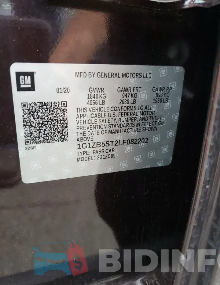 1G1ZB5ST2LF082202 Photo# 12