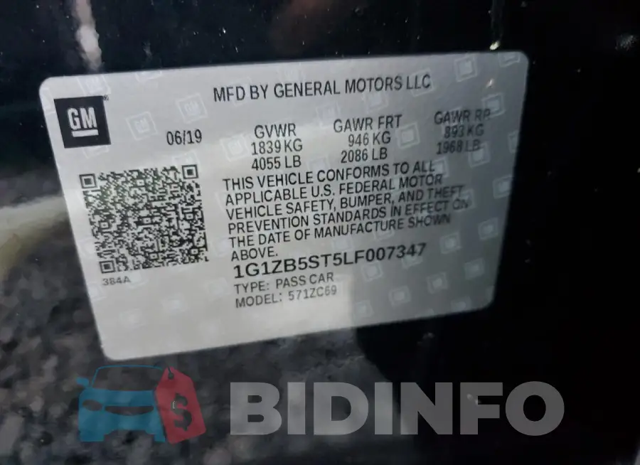 1G1ZB5ST5LF007347 Photo# 13