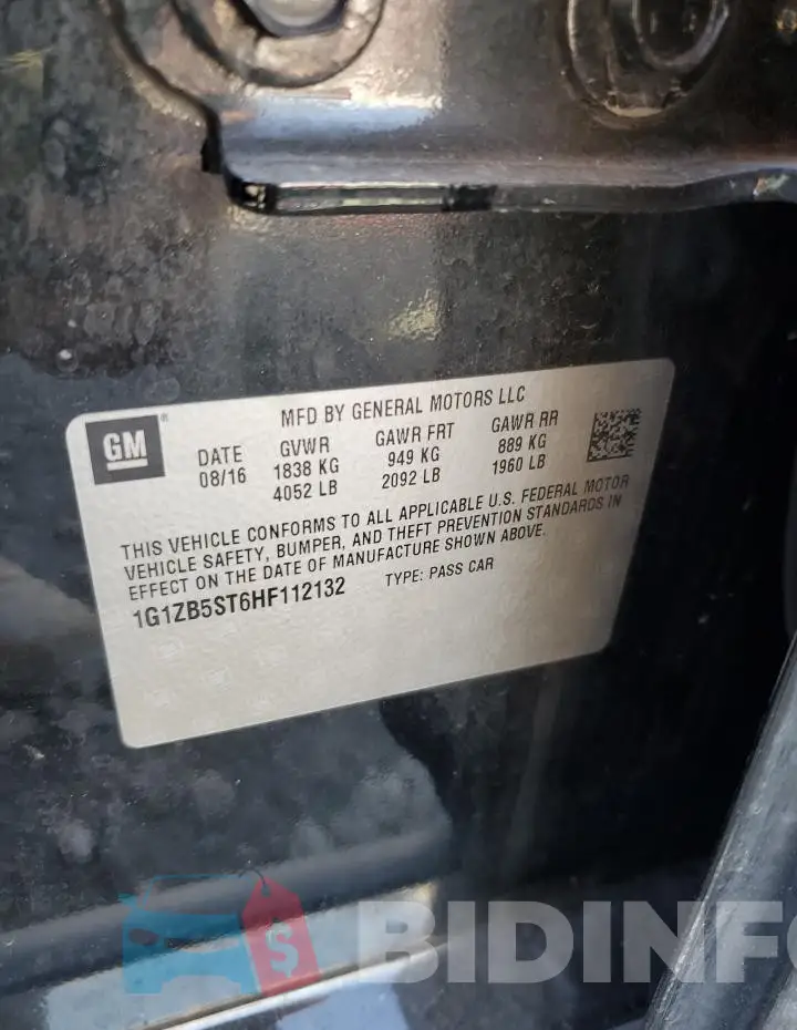 1G1ZB5ST6HF112132 Photo# 12