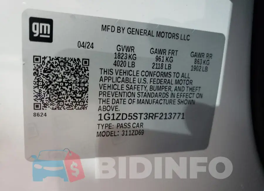 1G1ZD5ST3RF213771 Photo# 13