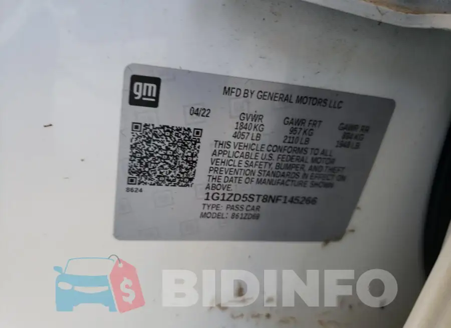 1G1ZD5ST8NF145266 Photo# 12