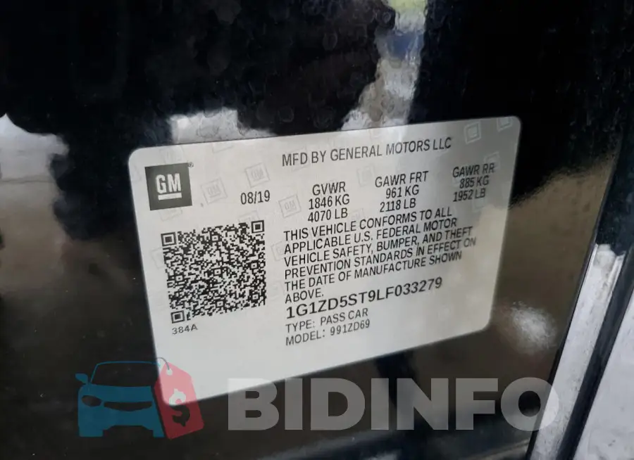1G1ZD5ST9LF033279 Photo# 12