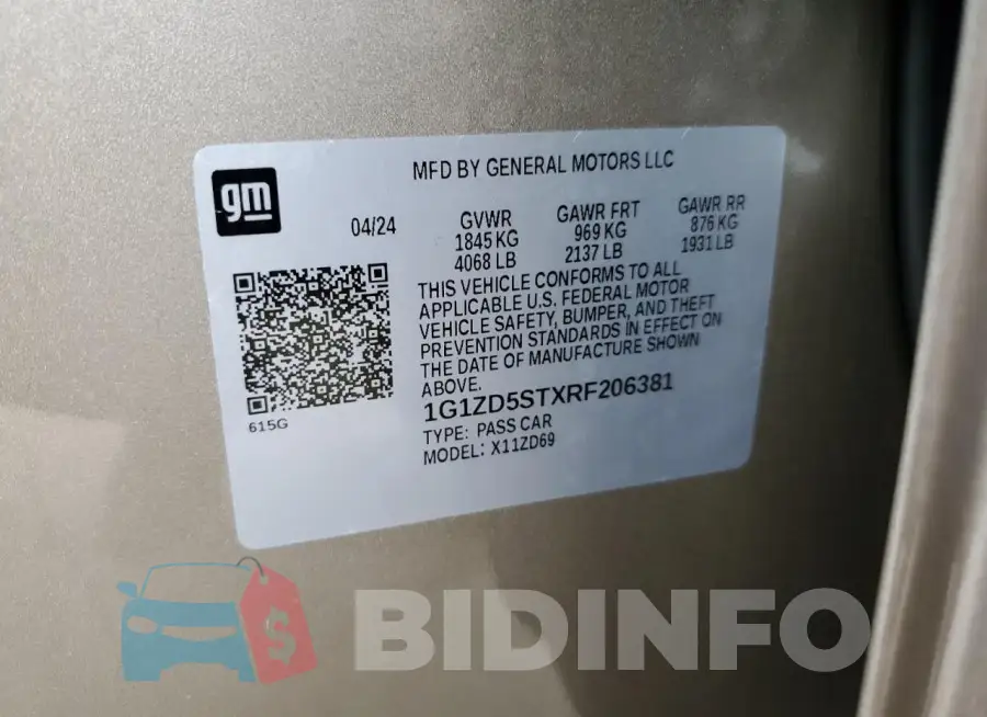 1G1ZD5STXRF206381 Photo# 12
