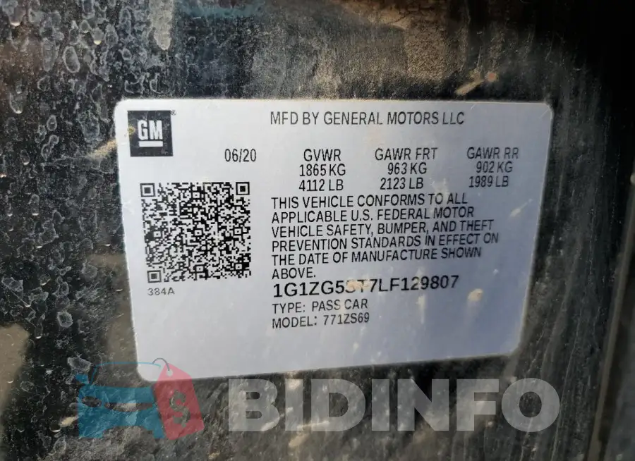 1G1ZG5ST7LF129807 Photo# 12