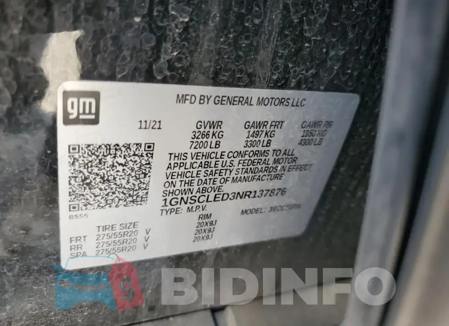 1GNSCLED3NR137876 Photo# 14