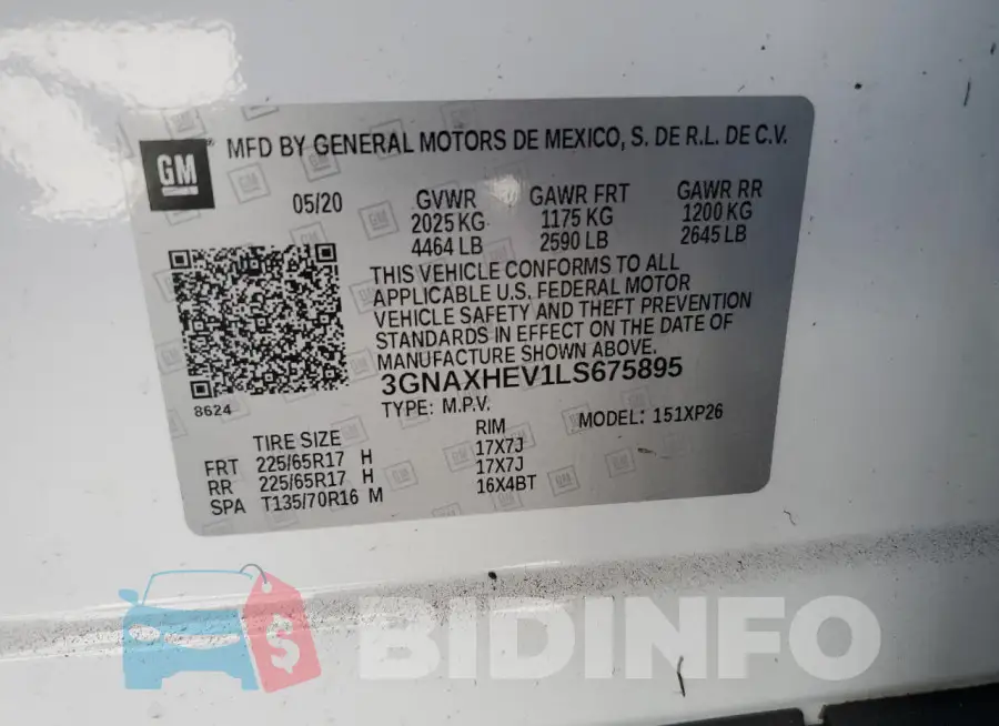 3GNAXHEV1LS675895 Photo# 14