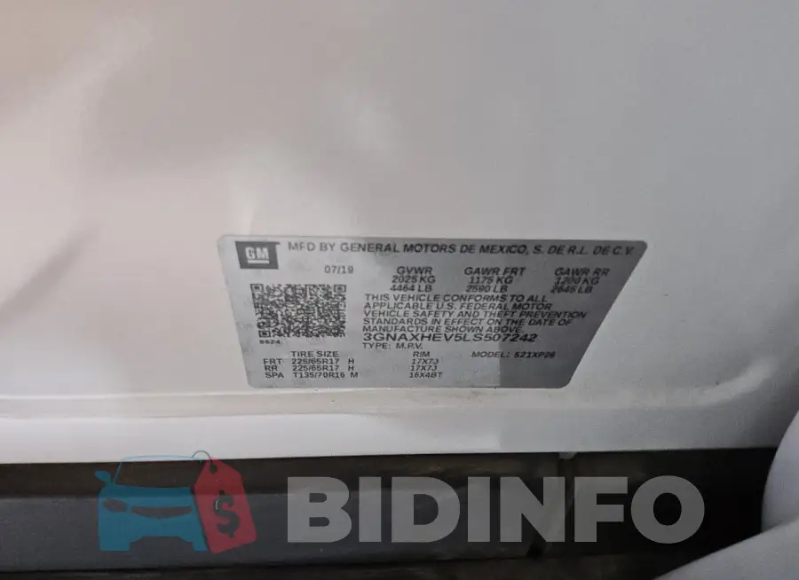 3GNAXHEV5LS507242 Photo# 13