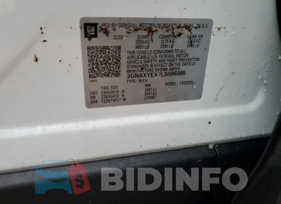 3GNAXYEX7LS596989 Photo# 14