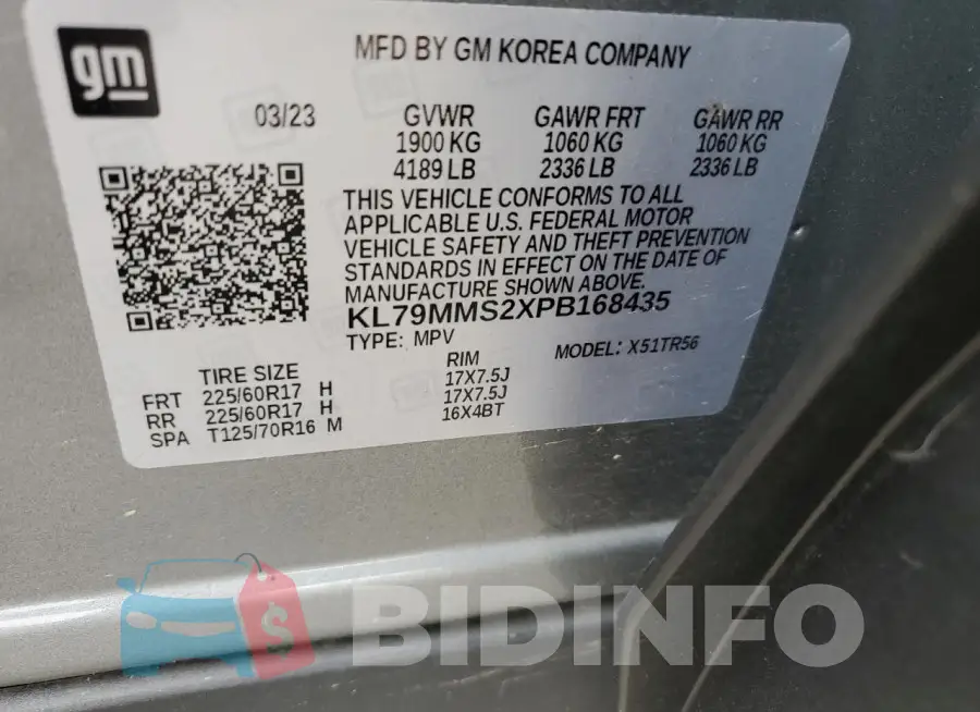 KL79MMS2XPB168435 Photo# 13