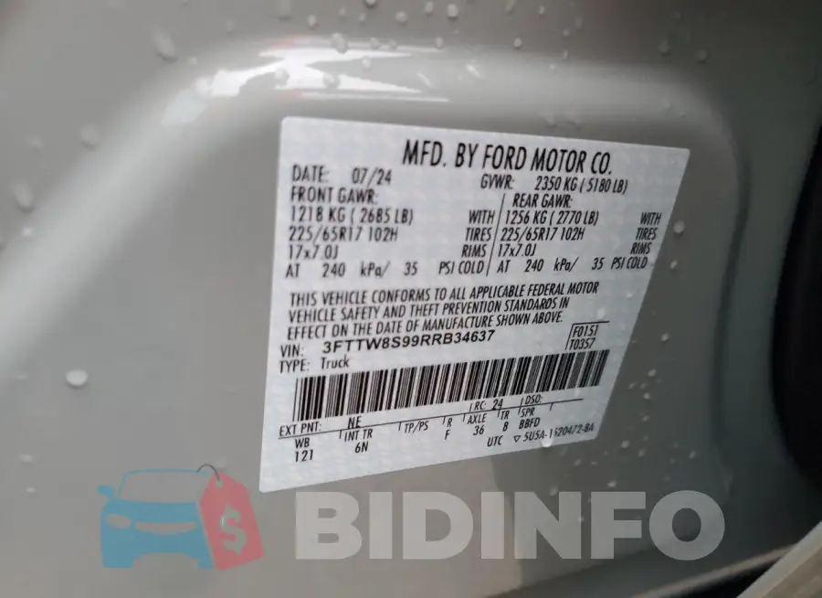 3FTTW8S99RRB34637 Photo# 12