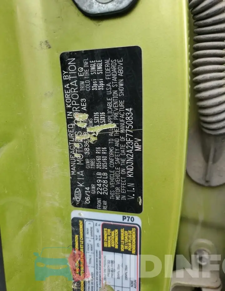 KNDJN2A23F7750834 Photo# 13