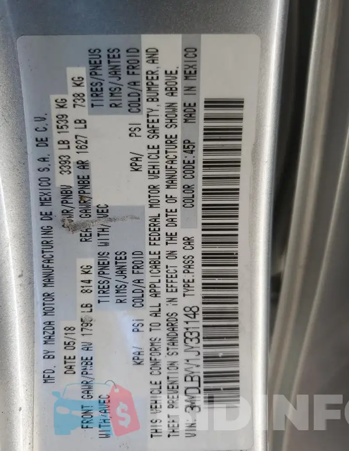 3MYDLBYV1JY331148 Photo# 12
