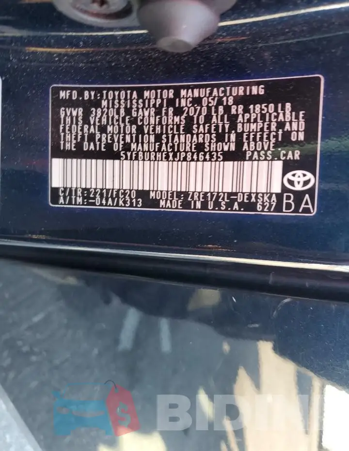 5YFBURHEXJP846435 Photo# 12