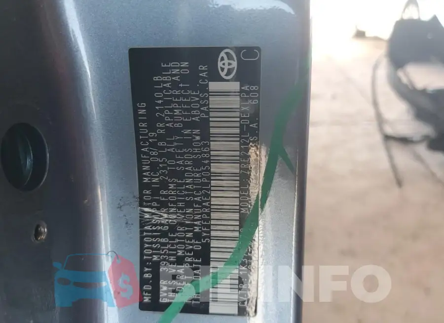 5YFEPRAE2LP054863 Photo# 12