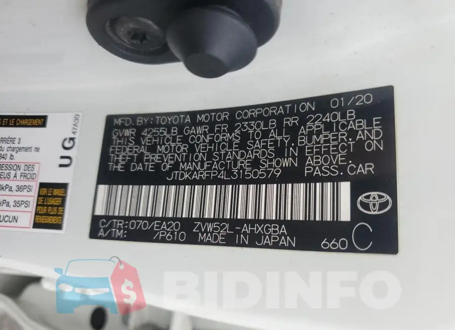 JTDKARFP4L3150579 Photo# 13