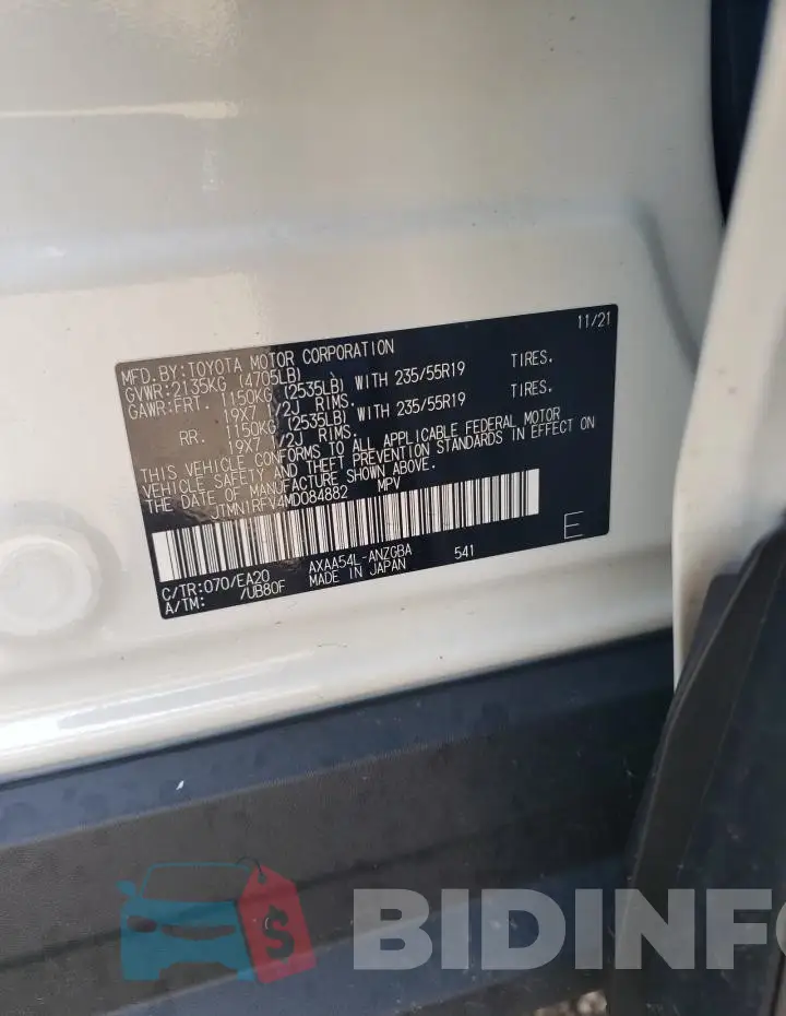 JTMN1RFV4MD084882 Photo# 12