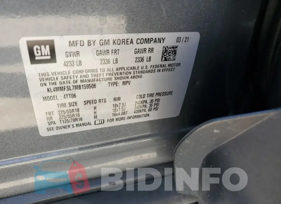 KL4MMFSL7MB159506 Photo# 13