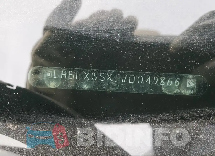 LRBFX3SX5JD049866 Photo# 12