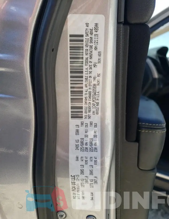 1C4PJMCB7GW225930 Photo# 13