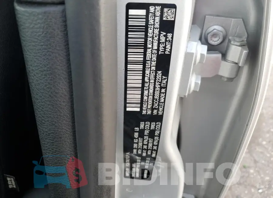ZACCJBBB3HPF22924 Photo# 13