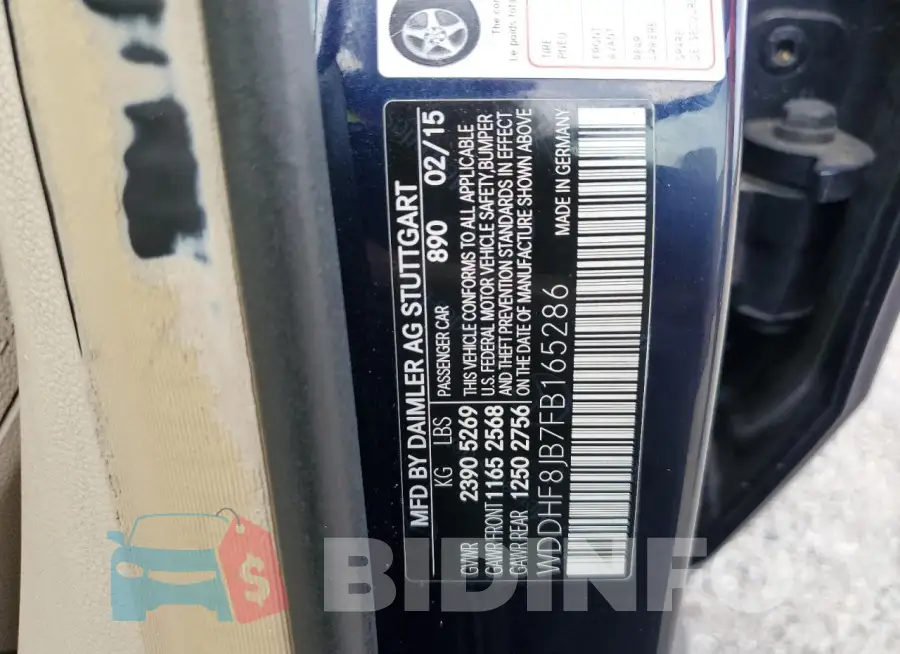 WDDHF8JB7FB165286 Photo# 12