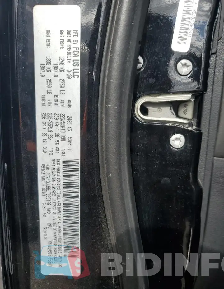 3C4PDCGB6LT225476 Photo# 14