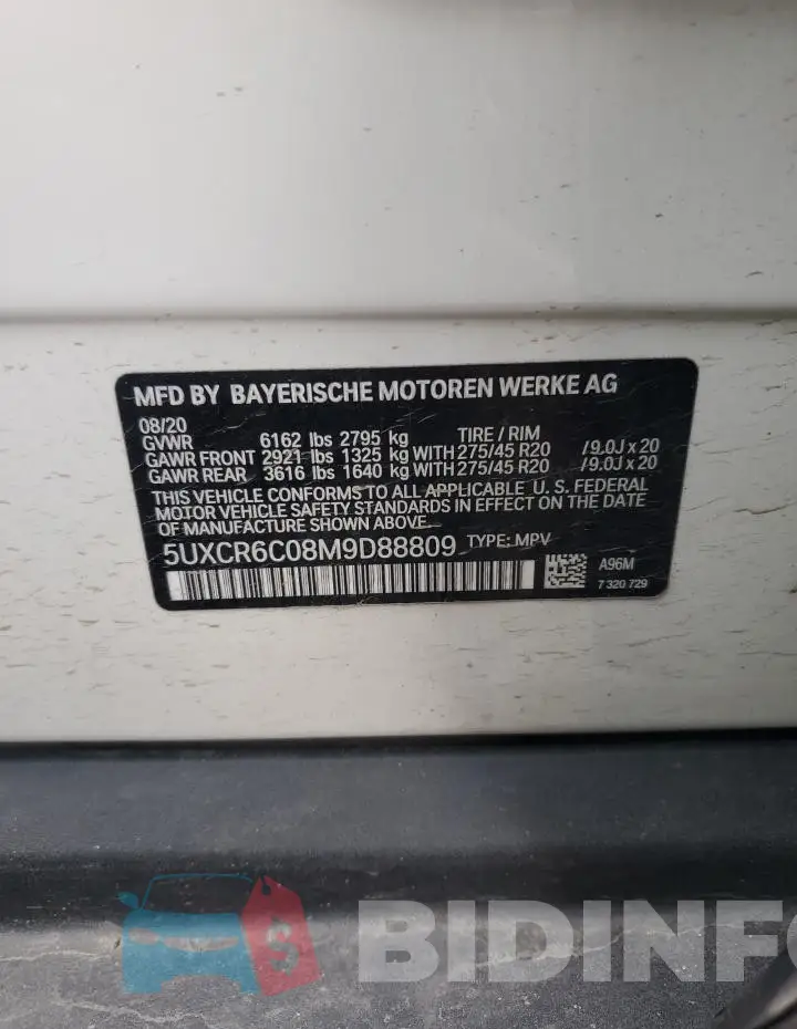 5UXCR6C08M9D88809 Photo# 13