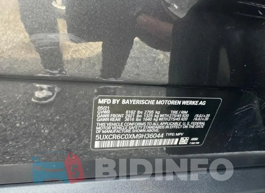 5UXCR6C0XM9H36044 Photo# 10